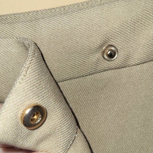 Zara Wrap Effect Wide Pants Tan Beige M High Waisted Wide Legs pareo trousers - Picture 11 of 17